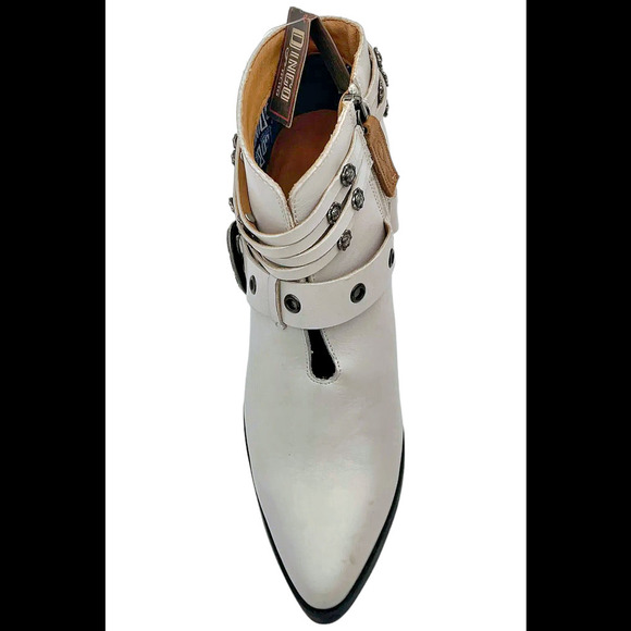 Dingo Women's Booties Born To Run White - Medium - Picture 2 of 3